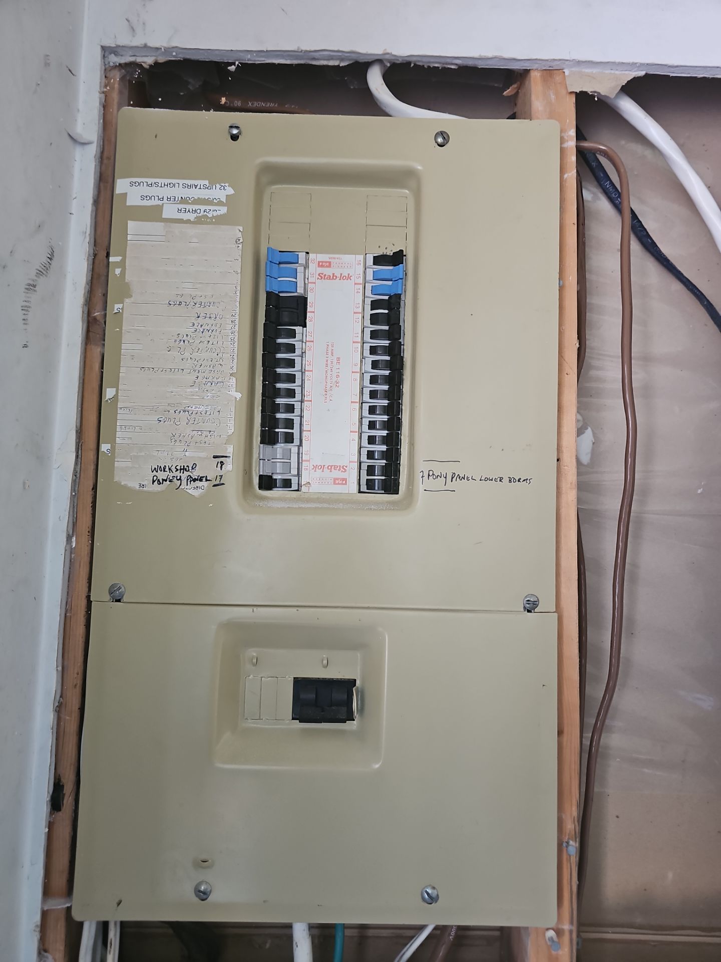 Panel upgrade-before