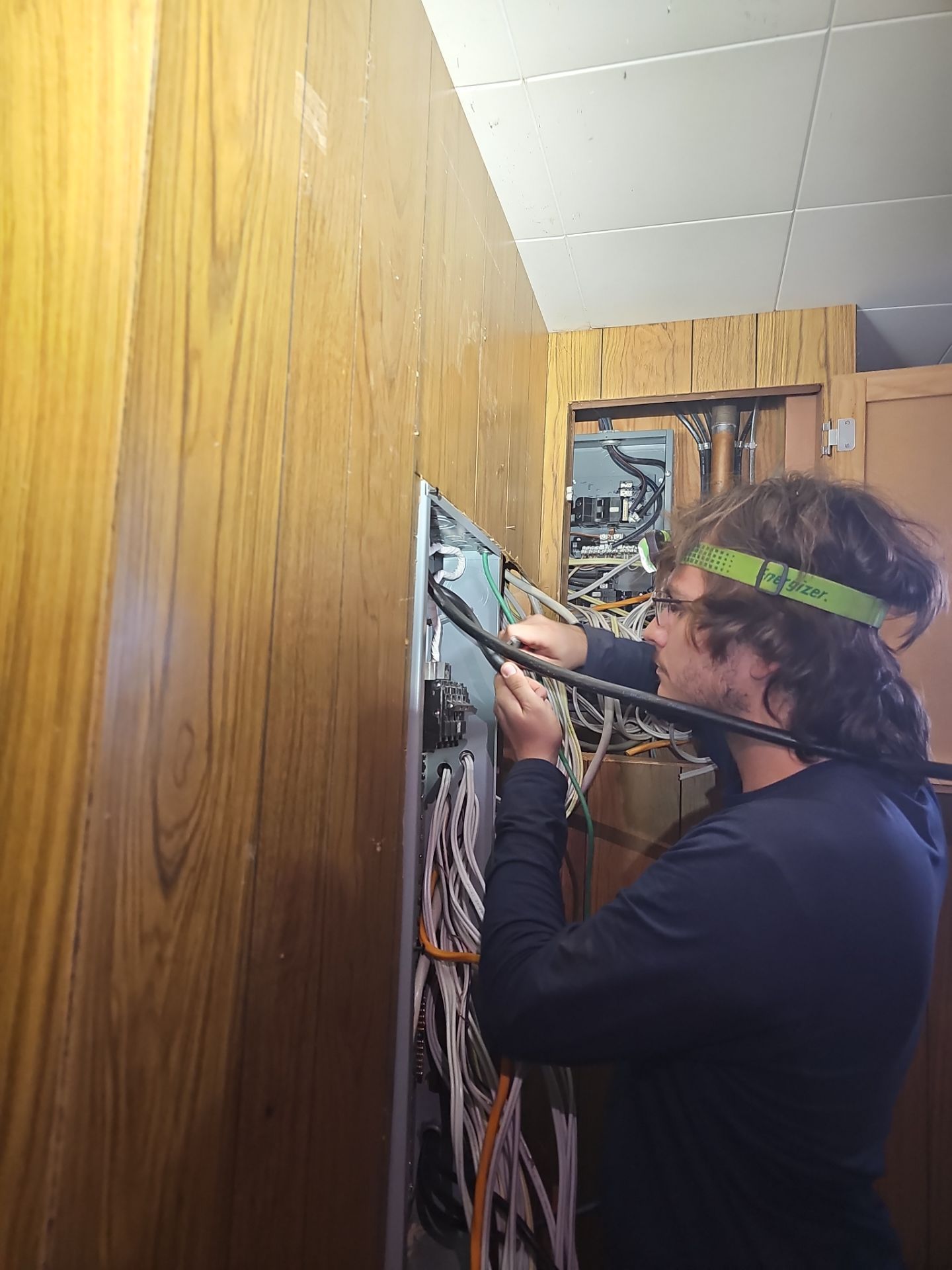 Panel rewiring process