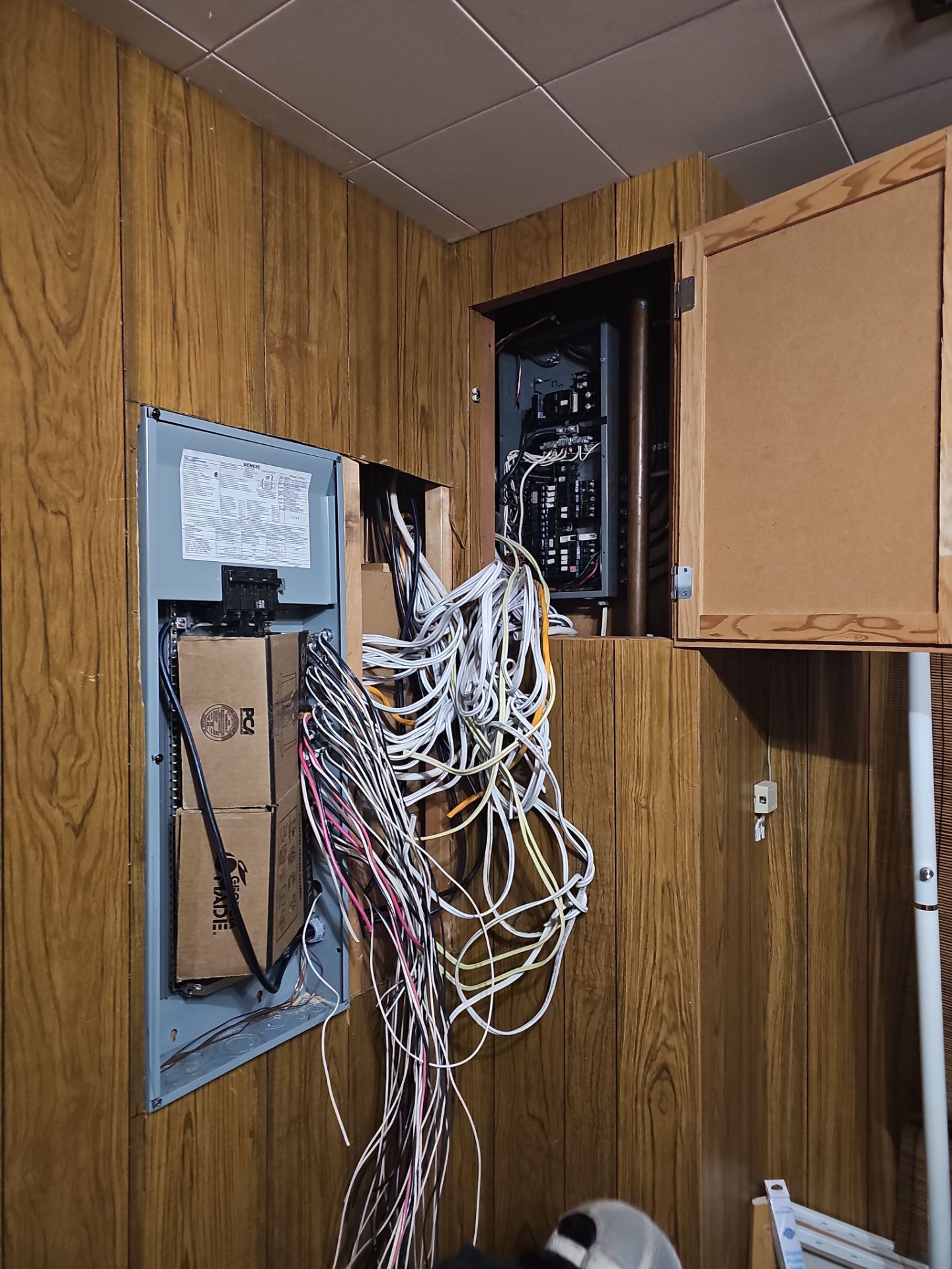 Panel rewiring process